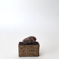 pig lead figure / アンティーク鉄の豚の置きもの