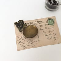 caddy spoon / アンティーク真鍮スコティッシュテリアのキャディスプーン