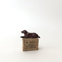 lead figure / アンティーク鉄の犬の置きもの