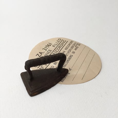 mini iron / アンティークミニアイロン
