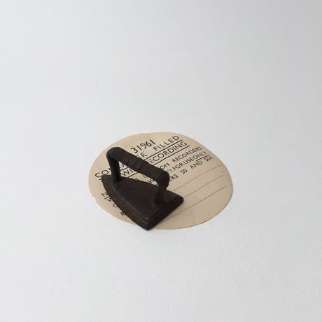 mini iron / アンティークミニアイロン