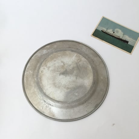 aluminum plate / アンティークアルミのプレート