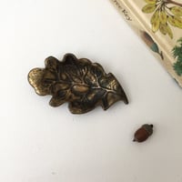 Brass Leaf Tray / アンティーク真鍮リーフのトレイ