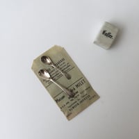 mini spoon / アンティークシルバーマスタードスプーン