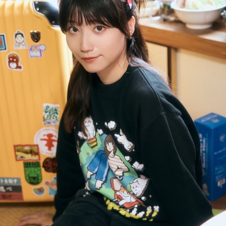 旅に乾杯スウェット(BLACK)