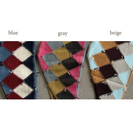 argyle knit cardigan / 3col