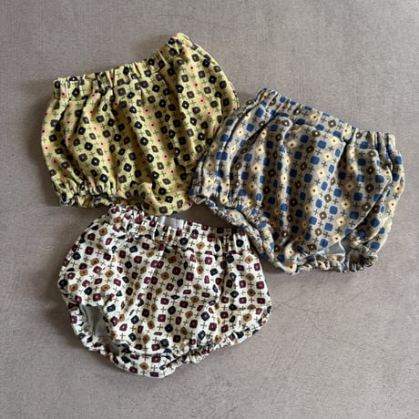 geometric pattern bloomers / 3col