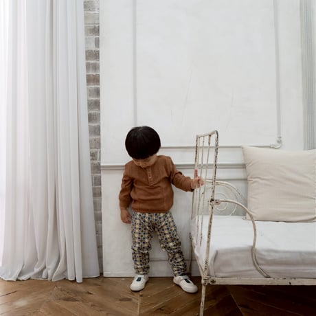 rib fabric tops / 4col
