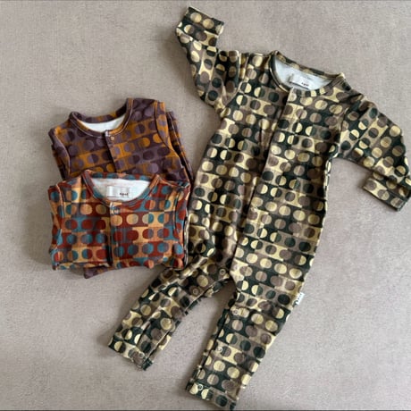 retro dot rompers / 3col