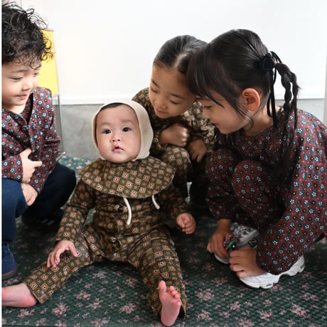 flower pattern rompers / 2col