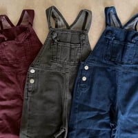 denim salopette / 3col