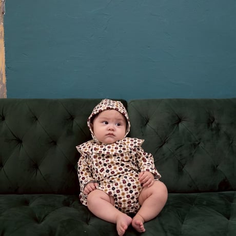 geometric pattern rompers / 3col