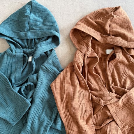 hooded rib fabric jumpsuit / 4col