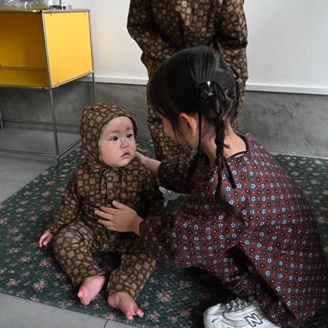 flower pattern rompers / 2col