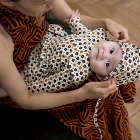 geometric pattern rompers / 3col