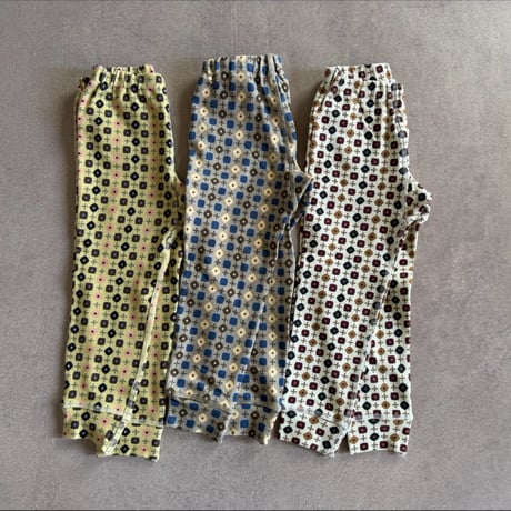 geometric pattern pants / 3col