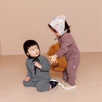 fine stripe rompers / 4col