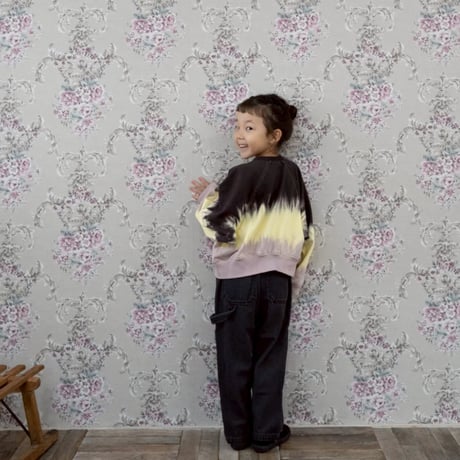 tie dye raglan sweat cardigan / 3col