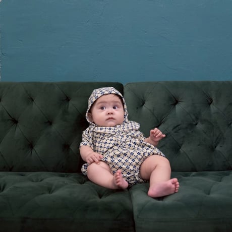 geometric pattern rompers / 3col