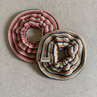 multi border knit chouchou/ 2col