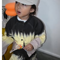 tie dye raglan sweat cardigan / 3col