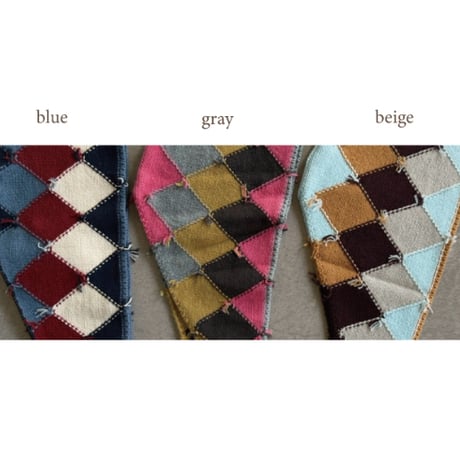 argyle knit pants / 3col