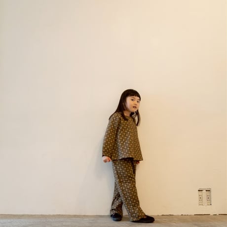 flower quilted pants / 2col