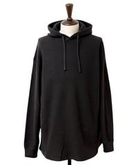 YOKO SAKAMOTO / HOODIE heavy weight thermal jersey -BROWN-