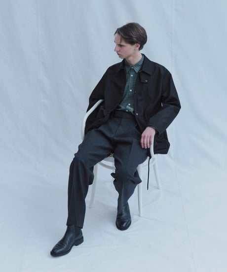 MARKAWARE / Organic Cotton Survival Cloth® / Coach Jacket Ⅳ -Black-