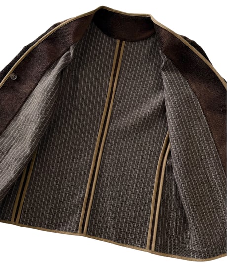 Nomàt / REVERSIBLE JK needle wool -BROWN-