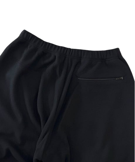 YOKO SAKAMOTO / TRACK PANTS brushed wool fleece -BLACK-