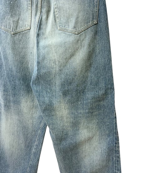 YOKO SAKAMOTO / 5POCKET BAGGY PANTS "USED FADE" -FADE INDIGO-