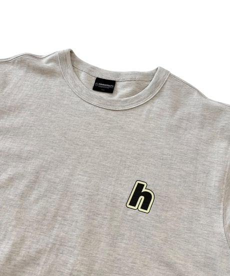 【26SS】  HAVEOFFDUTY / LUMINESCENCE LOGO TEE -OATMEAL-