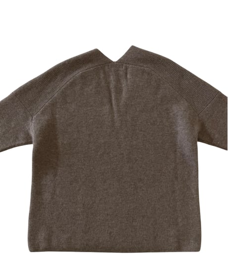 Nomàt / CASHMERE V-SWEATER -BEIGE-