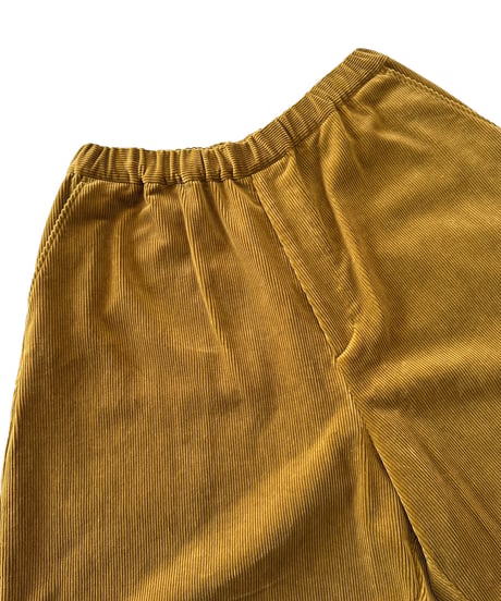 YOKO SAKAMOTO / LIVING PANTS corduroy -AMBER-
