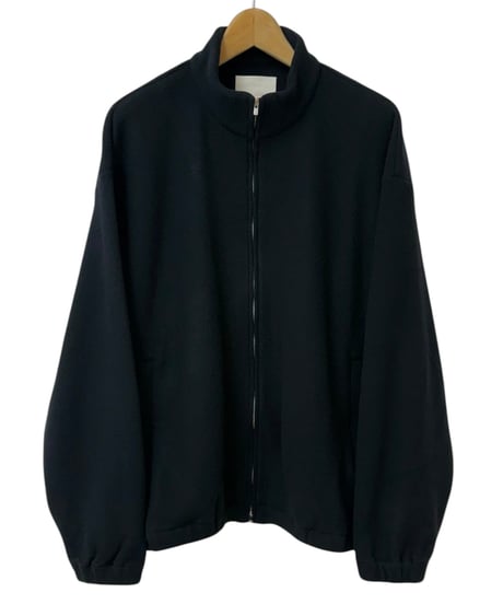 YOKO SAKAMOTO / TRACK JACKET brushed wool fleece -BLACK-