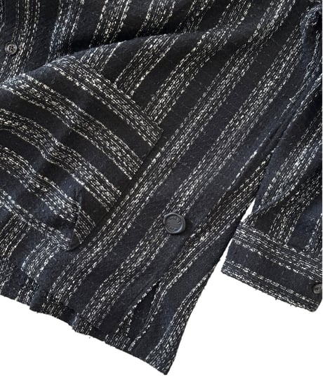 SHINYAKOZUKA / ROOMY SHIRT (ISSUE#9) -BLACK WITH SNOW-