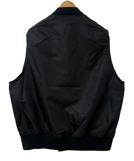 The DUFFER N NEPHEWS / CUT OFF FLIGHT VEST -BLACK-