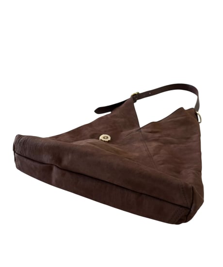Post Production / HOBO BAG horse nuback -VINTAGE BROWN-