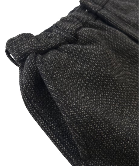 YOKO SAKAMOTO / BC CROPPED TROUSERS beach cloth -BLACK-