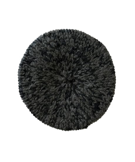 The DUFFER N NEPHEWS / HAND KNITTED BELET -BLACK-
