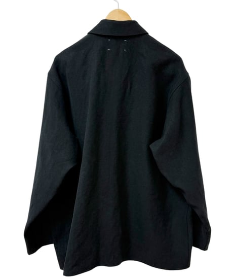 YOKO SAKAMOTO /  WORK SHIRT max high count hemp -BLACK-