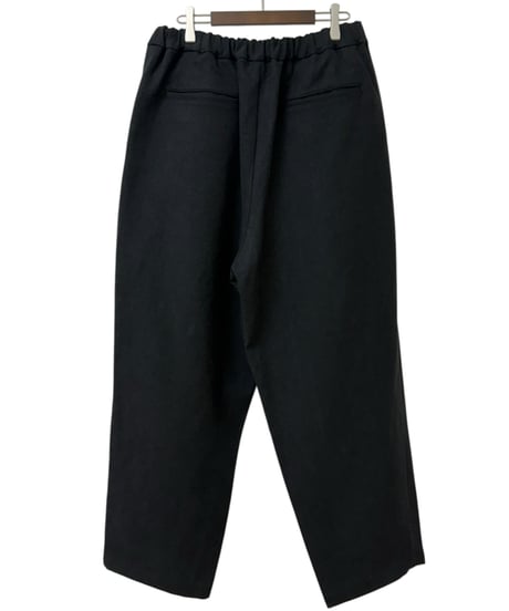 YOKO SAKAMOTO /  WIDE EASY PANTS max high count hemp -BLACK-