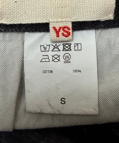 YOKO SAKAMOTO / 5POCKET BAGGY PANTS "USED FADE" -FADE BLACK-