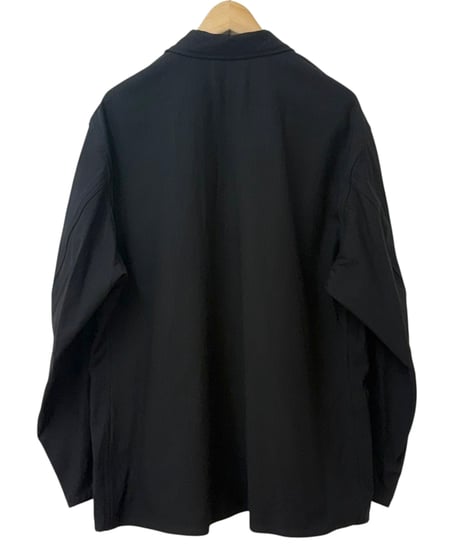 YOKO SAKAMOTO / WORK SUIT JACKET herringbone -BLACK-