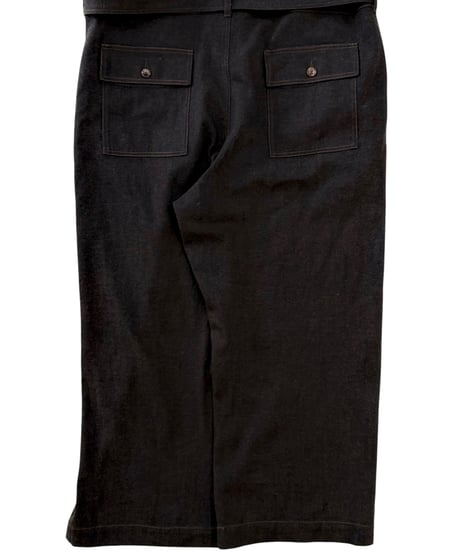 Nomàt / JUMP SUIT c/w denim -DARK BROWN-
