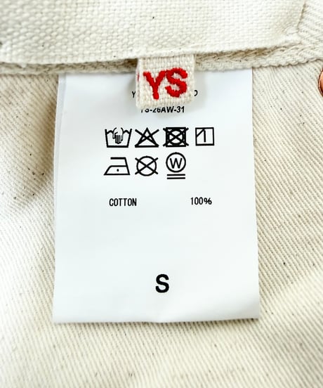 YOKO SAKAMOTO / 5POCKET BAGGY PANTS "ONE WASH" -ECRU-