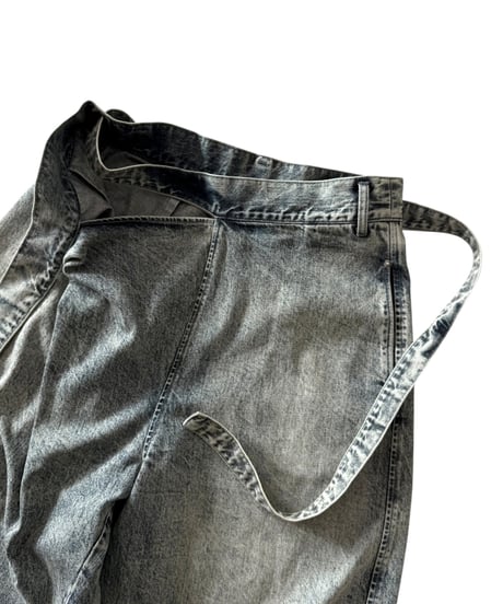 Nomàt / WRAP PANTS denim -SAND-
