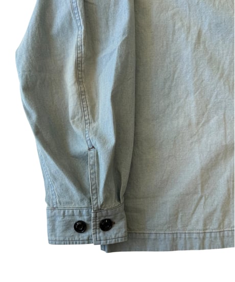 refomed / SKIP BOX SHIRT "DENIM USED" -USED WASH-