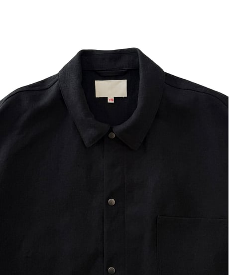 YOKO SAKAMOTO /  WORK SHIRT max high count hemp -BLACK-